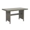 Alaterre Furniture Asti All-Weather Wicker Outdoor 30"H  Dining Table with Glass Top AWWF05FF - alternate 7